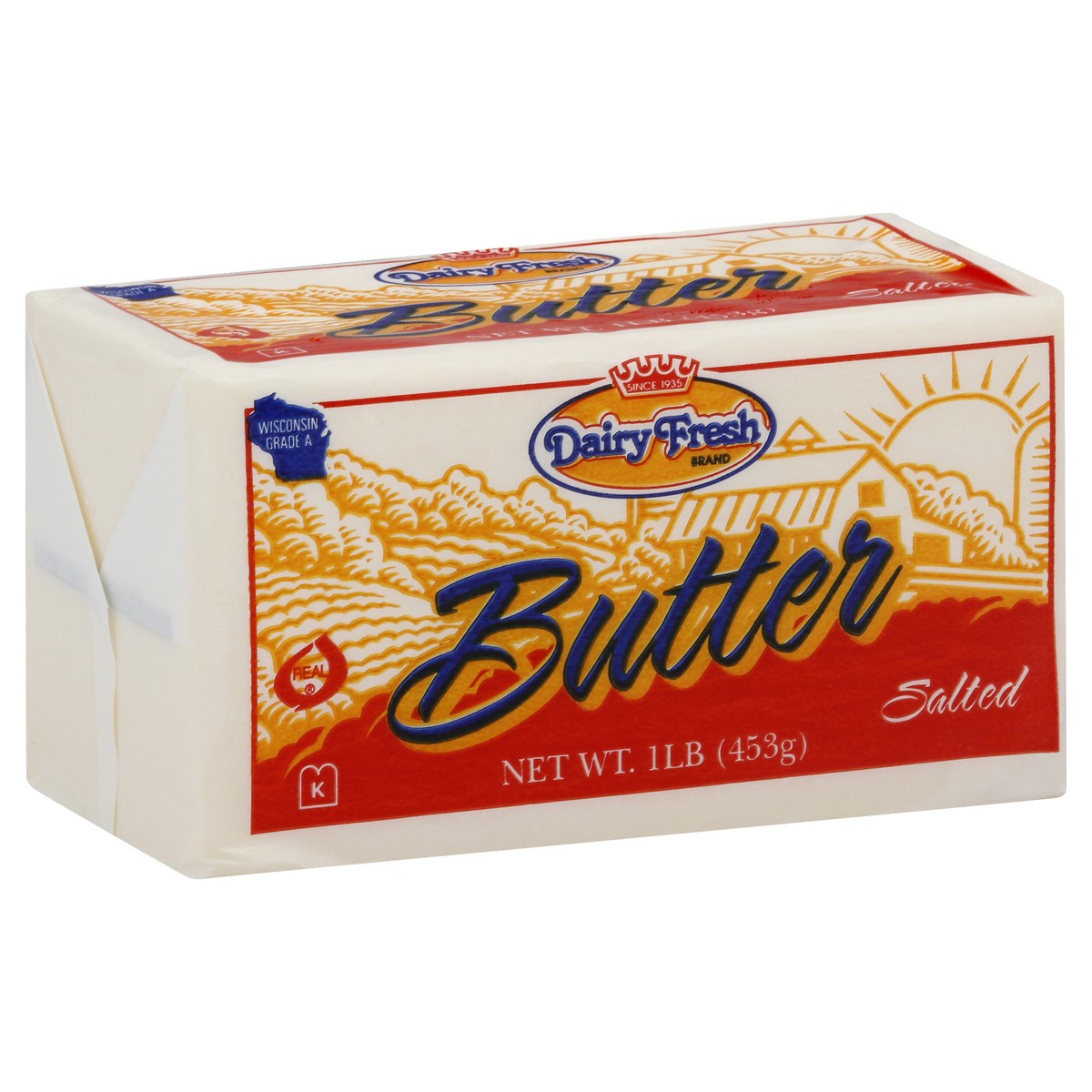 slide 2 of 13, Dairy Fresh Butter Salted Solid, 1 ct