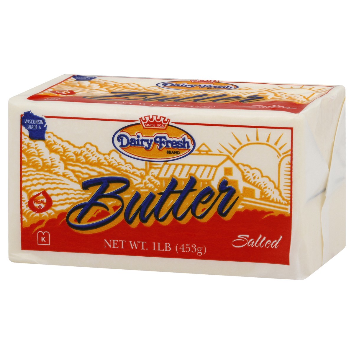 slide 10 of 13, Dairy Fresh Butter Salted Solid, 1 ct