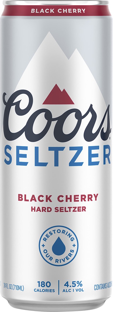 slide 7 of 8, Coors Hard Seltzer, 24 oz