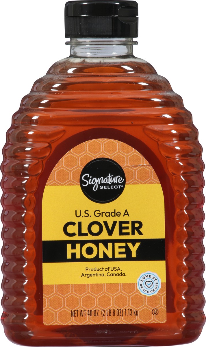 slide 6 of 9, Signature Select Clover Clover Honey 40 oz, 40 oz