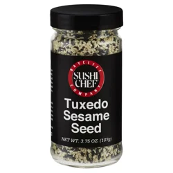 Sushi Chef Tuxedo Sesame Seeds