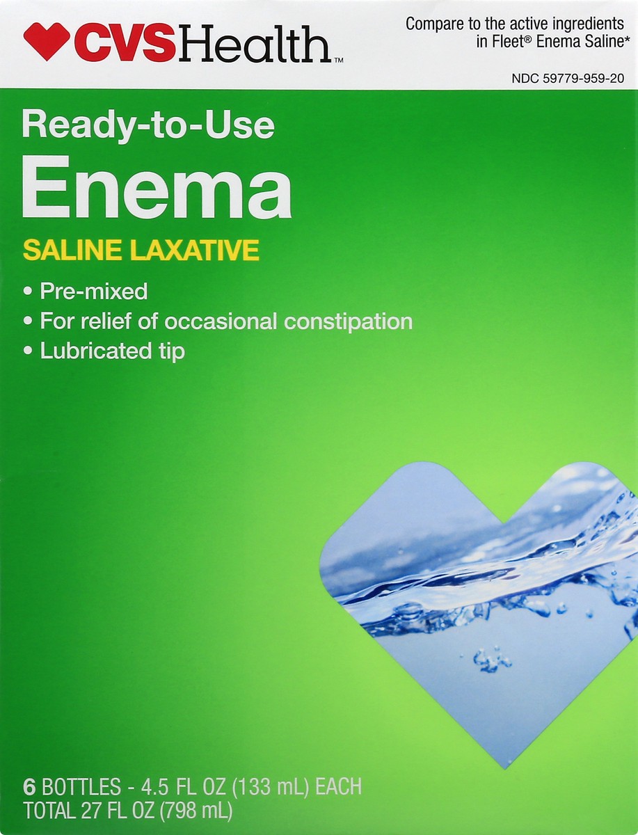 slide 1 of 11, CVS Health Disposable Enema, Latex Free, 6 Ct, 1 ct