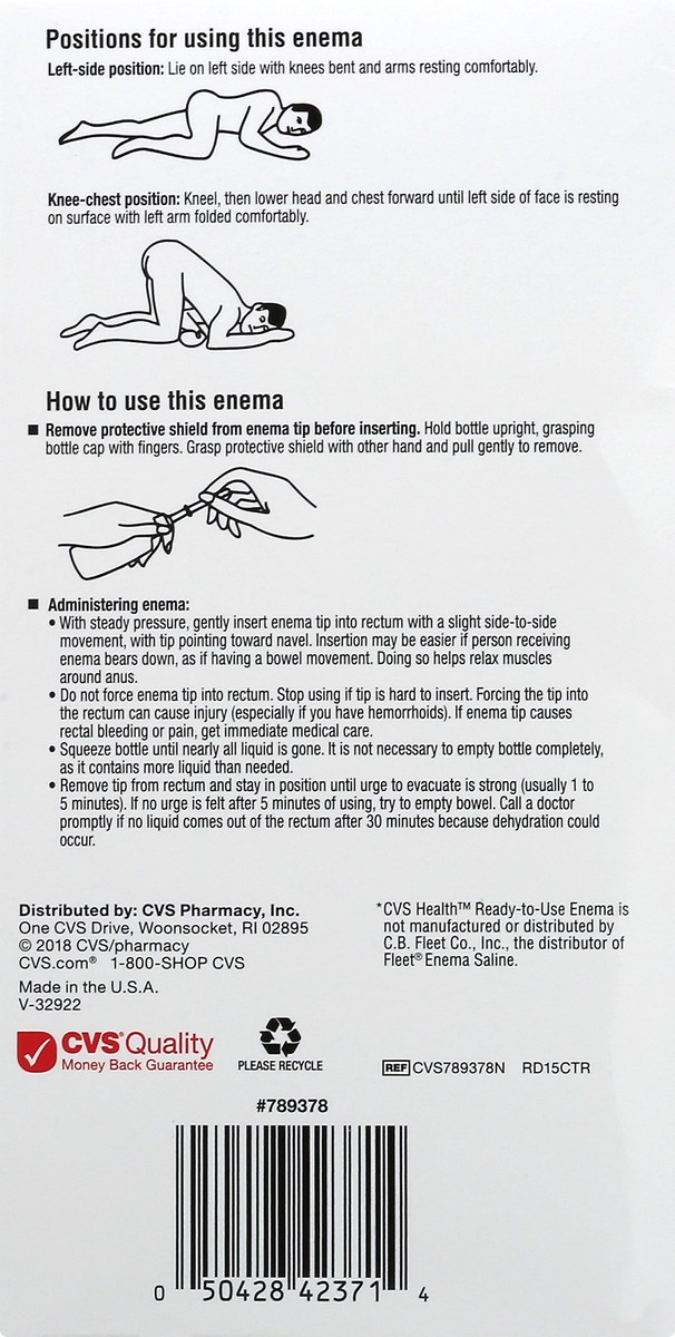 slide 4 of 11, CVS Health Disposable Enema, Latex Free, 6 Ct, 1 ct