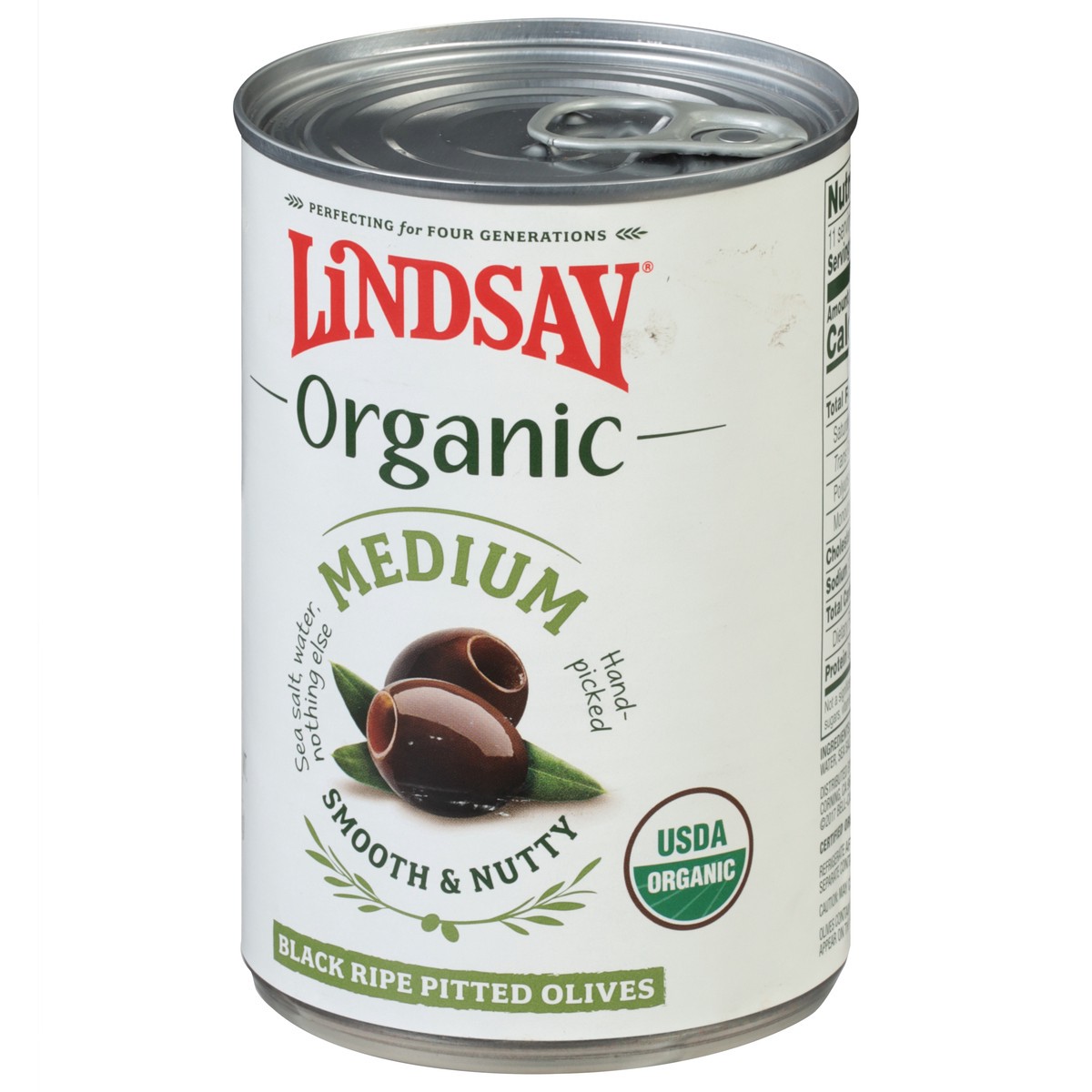 slide 7 of 9, Lindsay Organic Black Ripe Pitted Olives Medium 6 oz, 6 oz