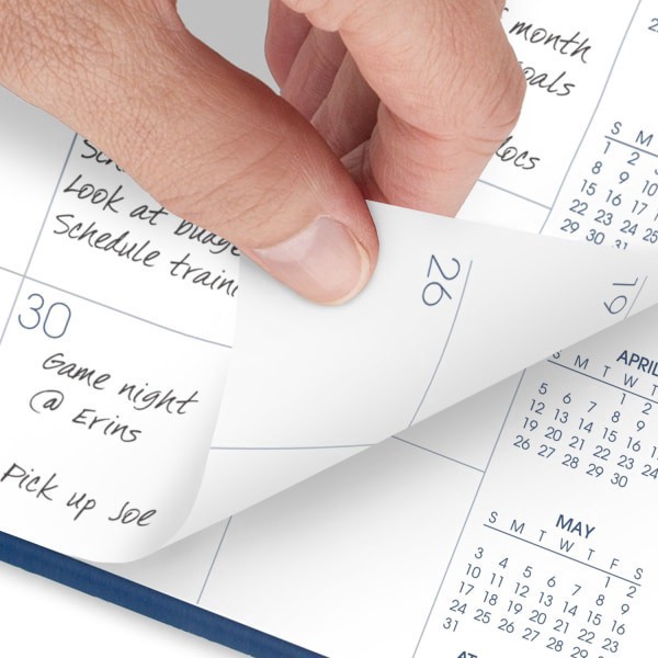 slide 4 of 10, AT-A-GLANCE® 2026 Monthly Planner, Blue, Medium, 7"" x 8 3/4"", 1 ct