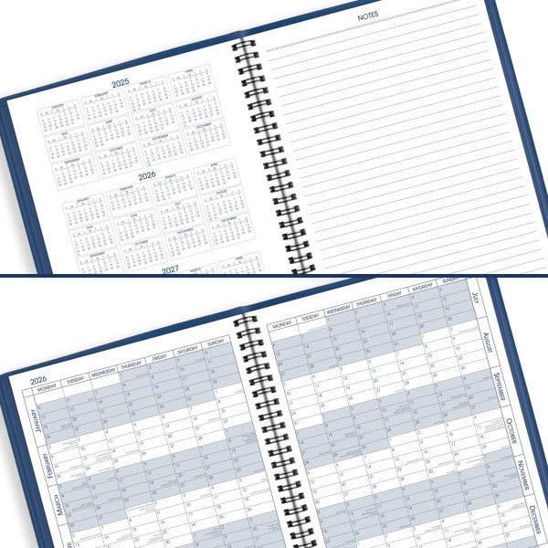 slide 8 of 10, AT-A-GLANCE® 2026 Monthly Planner, Blue, Medium, 7"" x 8 3/4"", 1 ct