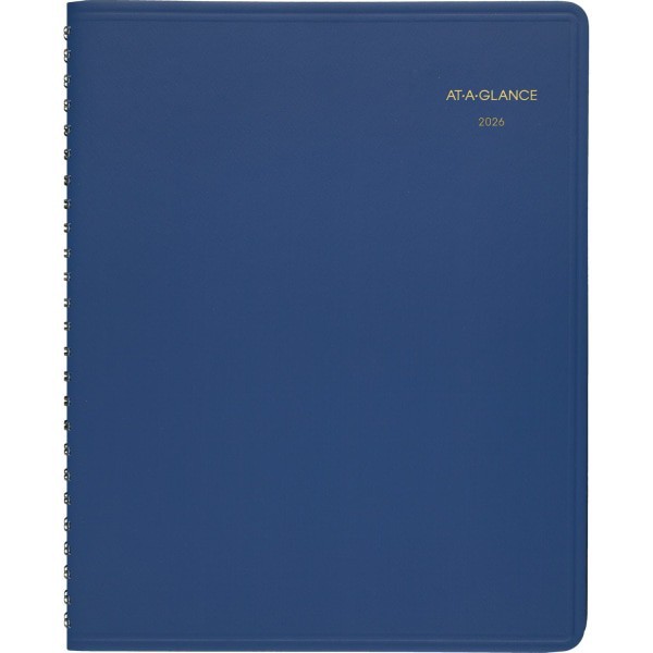 slide 10 of 10, AT-A-GLANCE® 2026 Monthly Planner, Blue, Medium, 7"" x 8 3/4"", 1 ct