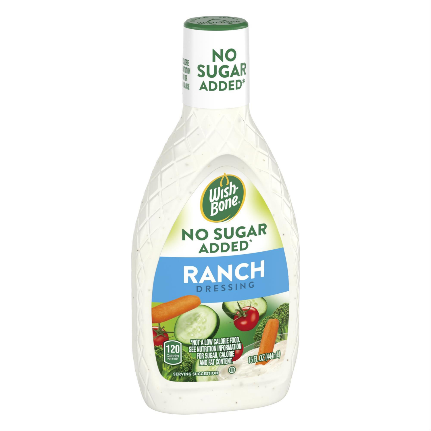 slide 2 of 5, Wish-Bone No Sugar Added Ranch Salad Dressing, 15 fl oz., 15 fl oz