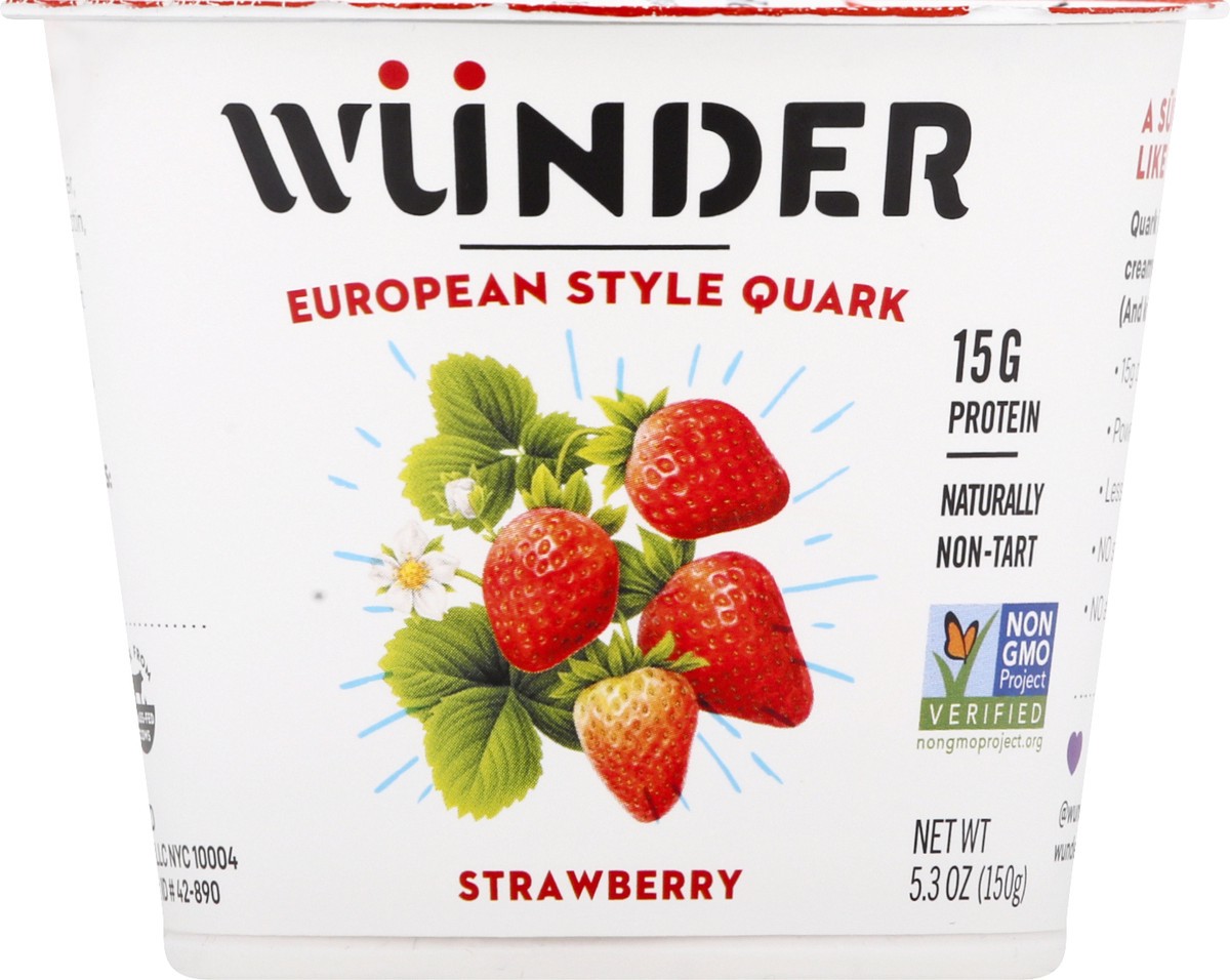 slide 6 of 13, Wünder Creamery European Style Strawberry Quark 5.3 oz, 5.3 oz