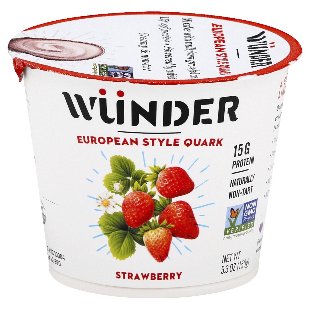 slide 8 of 13, Wünder Creamery European Style Strawberry Quark 5.3 oz, 5.3 oz