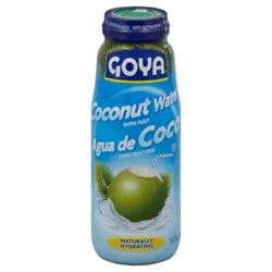 Goya Coconut Water With Pulp Bottle - 13.5 Fl. Oz.