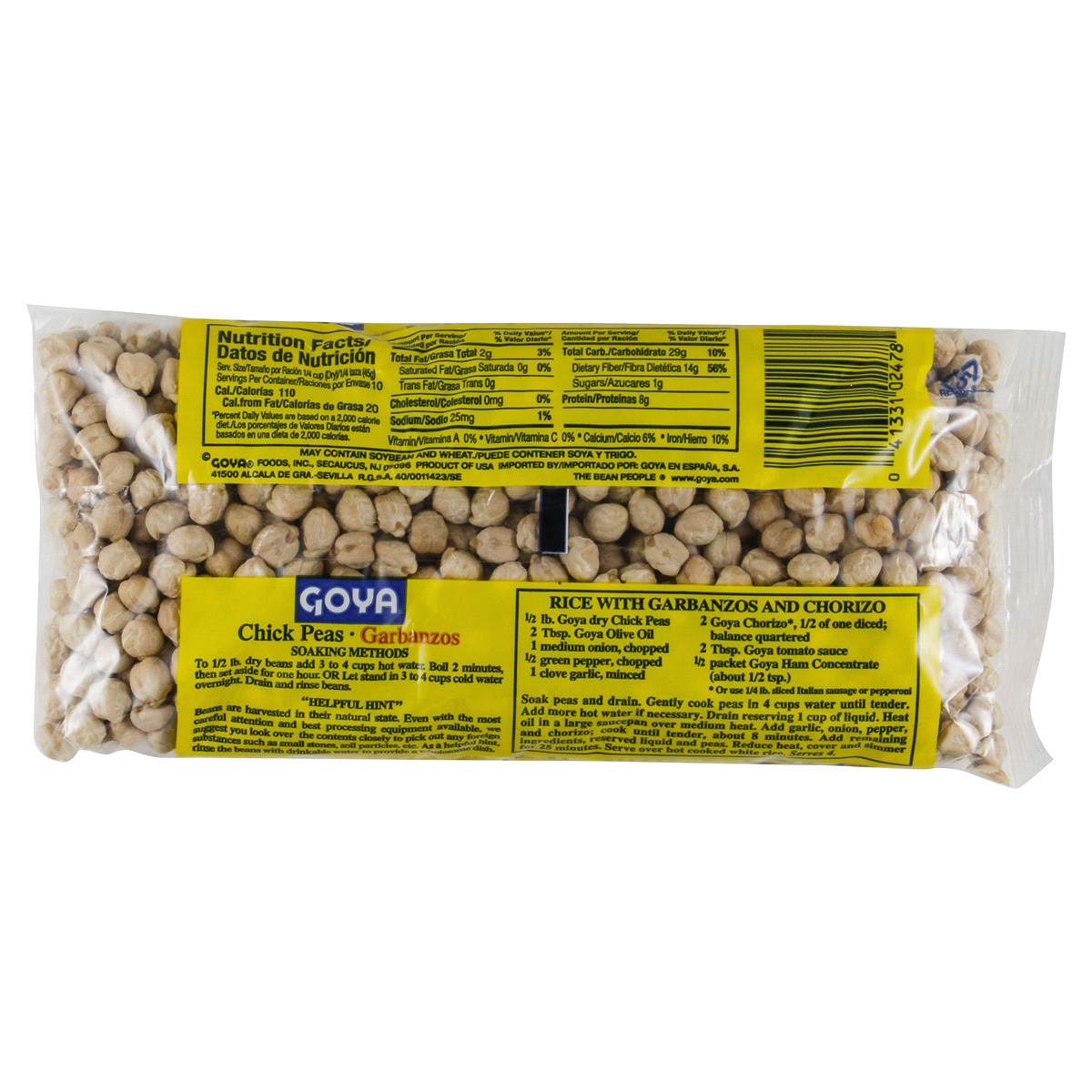 slide 2 of 2, Goya Chick Peas 16 oz, 16 oz