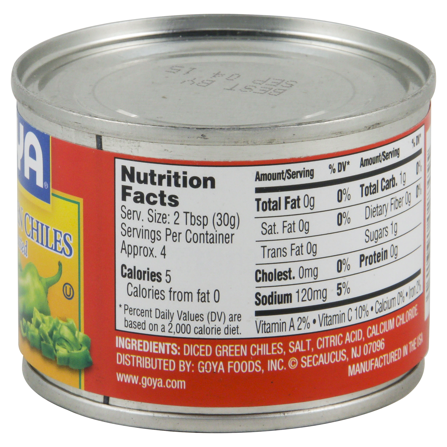 slide 3 of 3, Goya Green Diced Chiles 4 oz, 4 oz