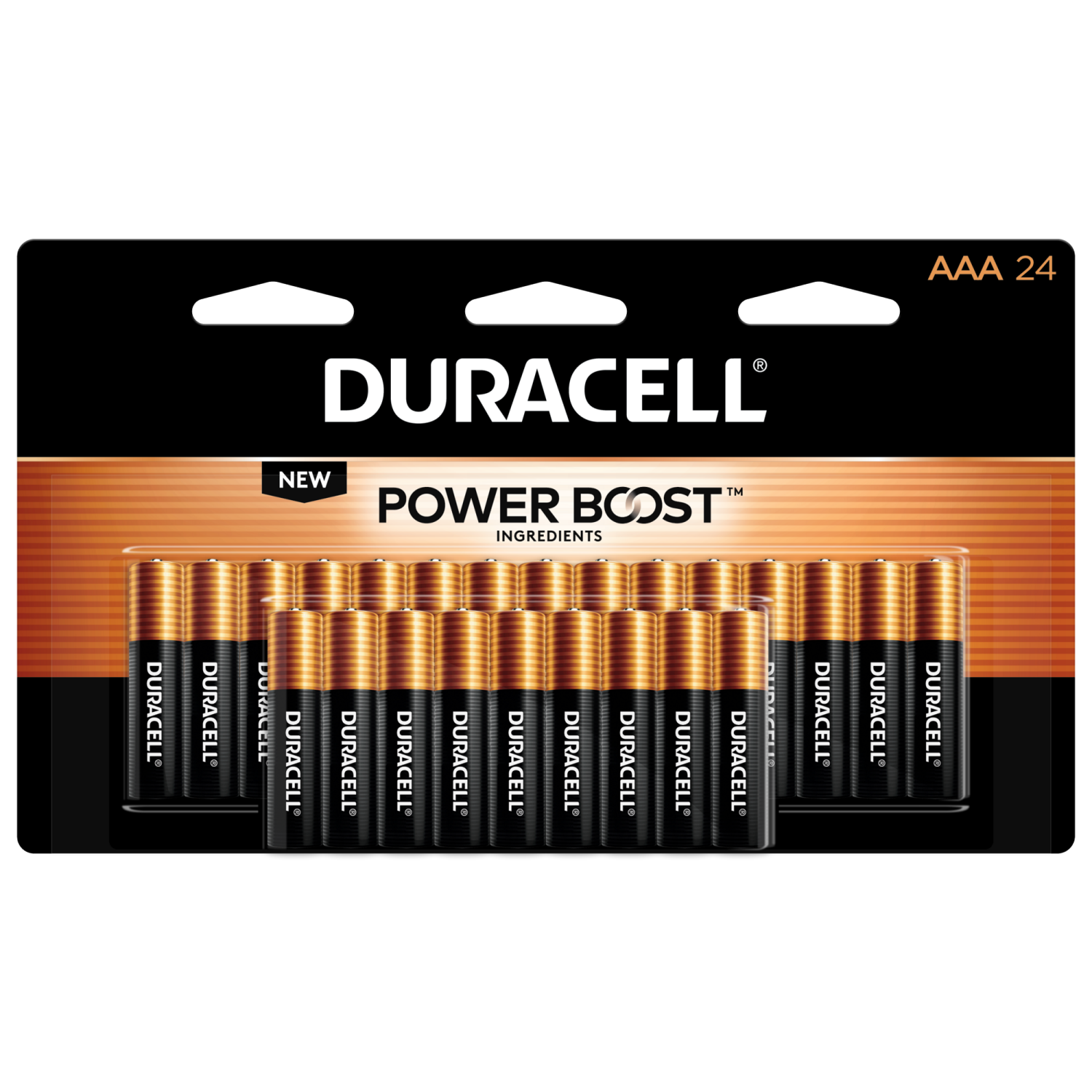 slide 1 of 4, Duracell Coppertop AAA Batteries - 24pk Alkaline Battery: Output 1.5V, Single-Use, 24 ct
