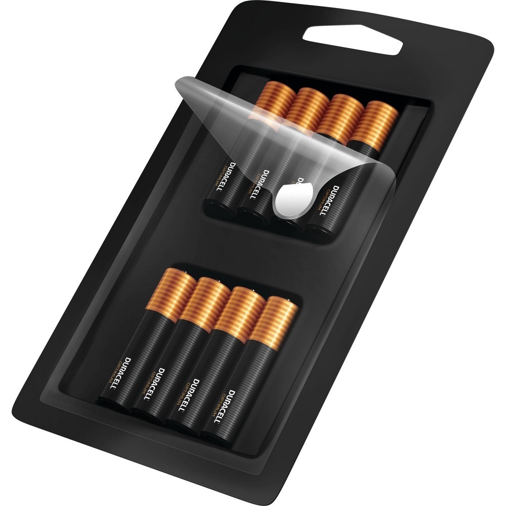 slide 2 of 4, Duracell Optimum Alkaline Batteries, 1.5V AAA, 8/Pack, 8 ct