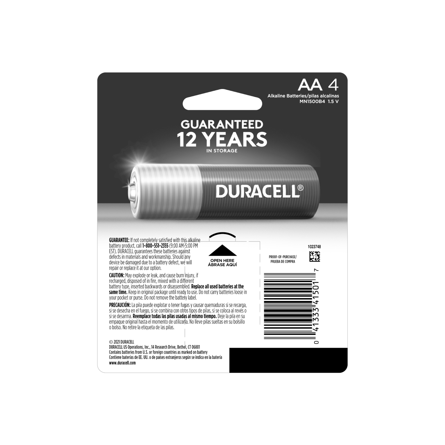 slide 2 of 4, Duracell Coppertop AAA Batteries - 4pk Alkaline Battery, 4 pk