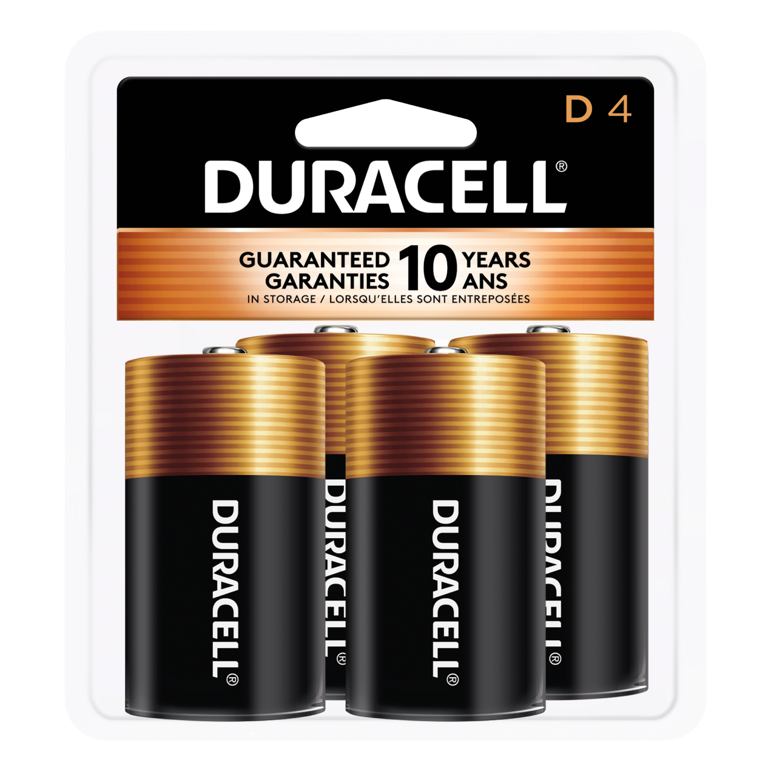 slide 1 of 5, Duracell Coppertop all-purpose alkaline batteries are not only dependable, they’re also long-lasting. Take comfort in a 10-year guarantee in storage. They’re great for the devices you use every day. Duracell is the #1 trusted battery brand., 4 pk