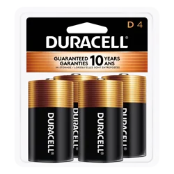 Duracell Coppertop all-purpose alkaline batteries are not only dependable, they’re also long-lasting. Take comfort in a 10-year guarantee in storage. They’re great for the devices you use every day. Duracell is the #1 trusted battery brand.