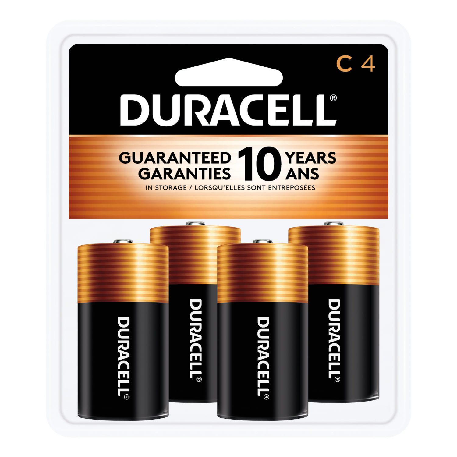 slide 1 of 5, Duracell Coppertop all-purpose alkaline batteries are not only dependable, they’re also long-lasting. Take comfort in a 10-year guarantee in storage. They’re great for the devices you use every day. Duracell is the #1 trusted battery brand., 4 pk