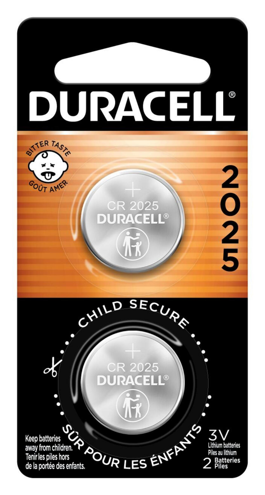 slide 1 of 3, Duracell Lithium Coin batteries with bitterant coating provide reliable, long-lasting power for your specialty devices, so you can be confident these batteries will be ready when you need them., 2 pk
