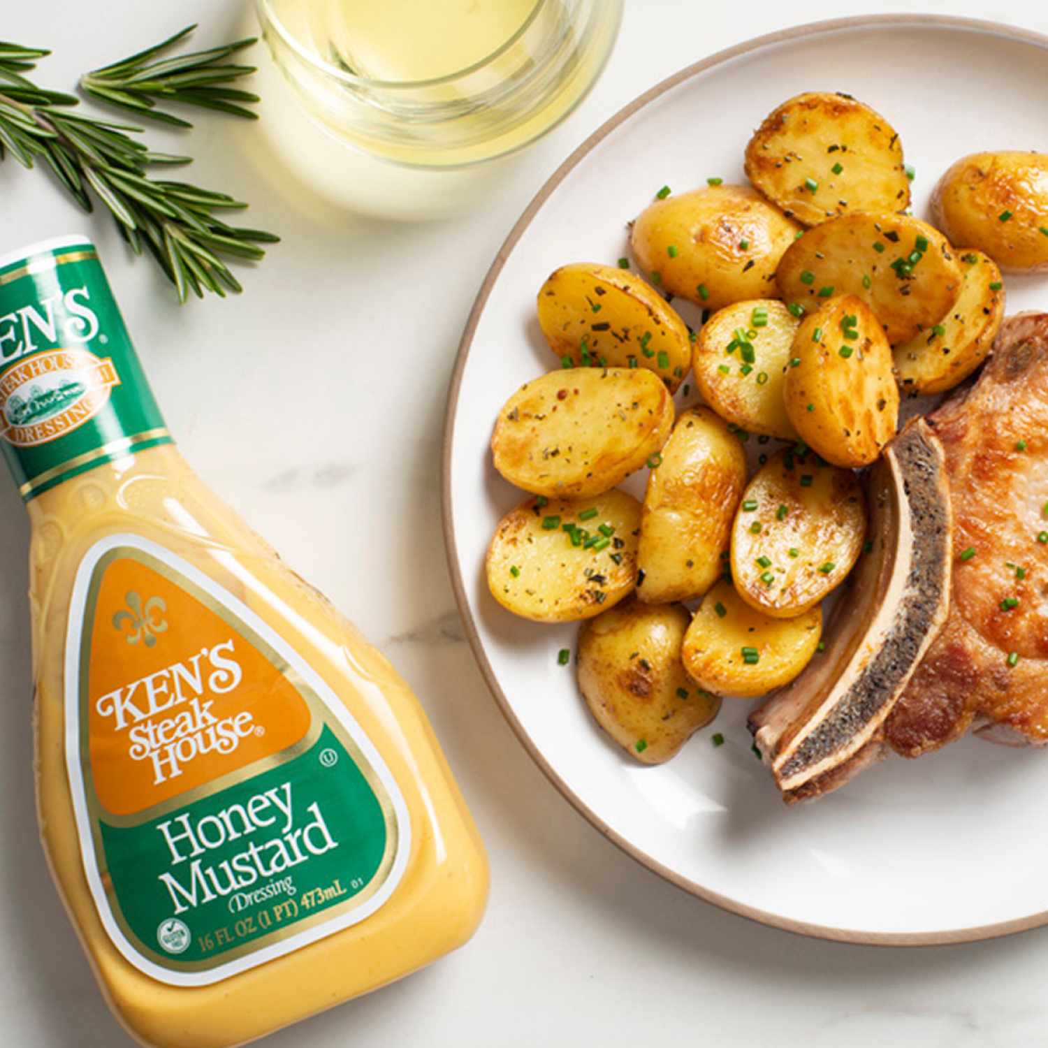 slide 3 of 7, Ken's Steak House Honey Mustard Dressing 16 fl oz, 16 fl oz