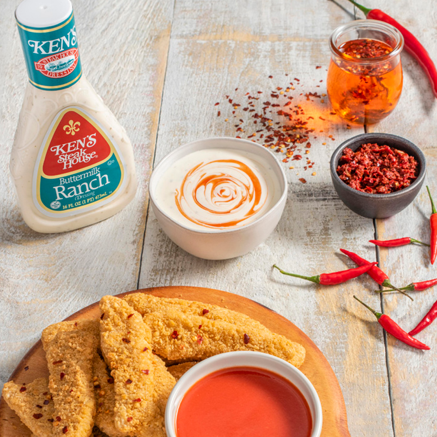 slide 3 of 7, Ken's Steak House Buttermilk Ranch Dressing 16 fl oz, 16 fl oz