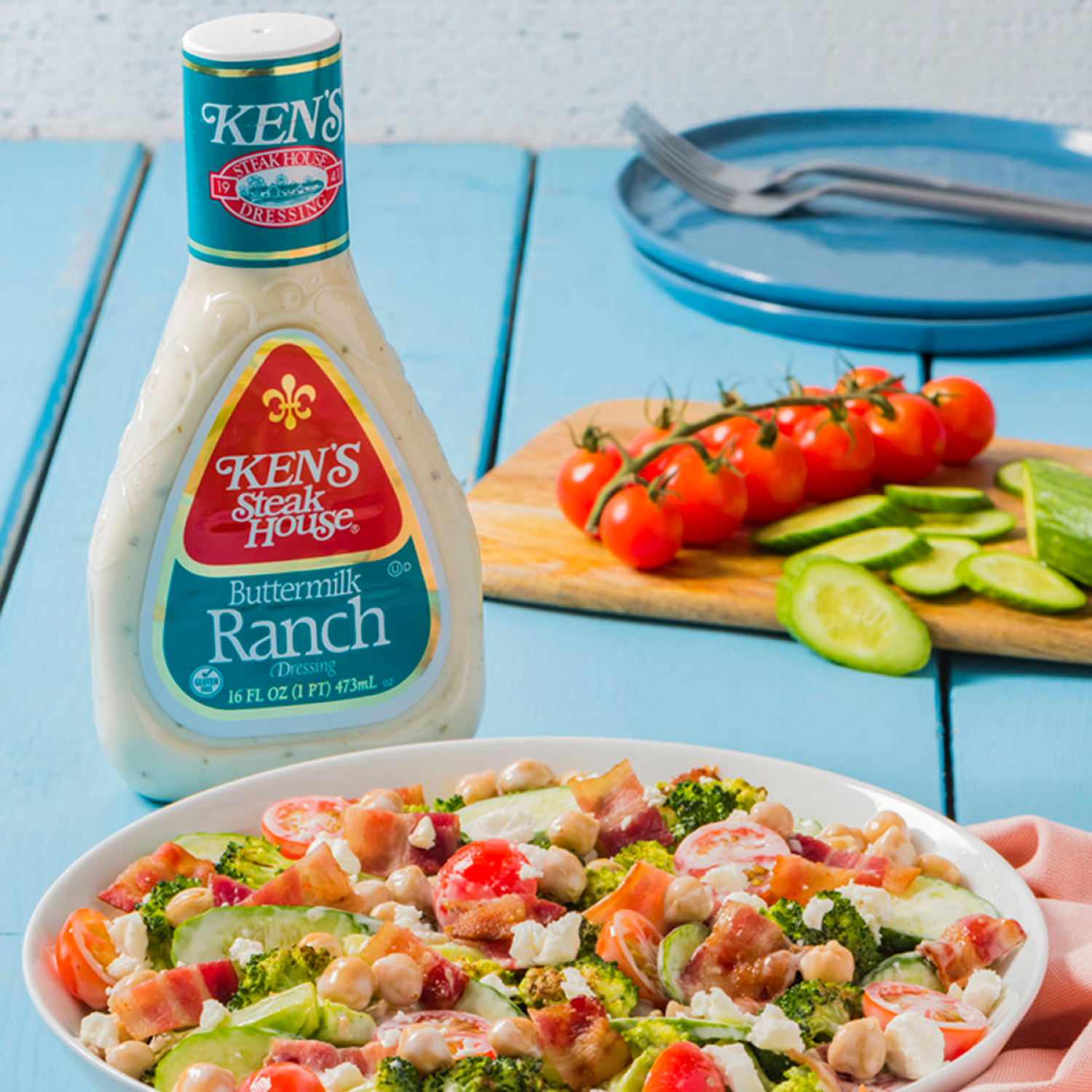 slide 7 of 7, Ken's Steak House Buttermilk Ranch Dressing 16 fl oz, 16 fl oz