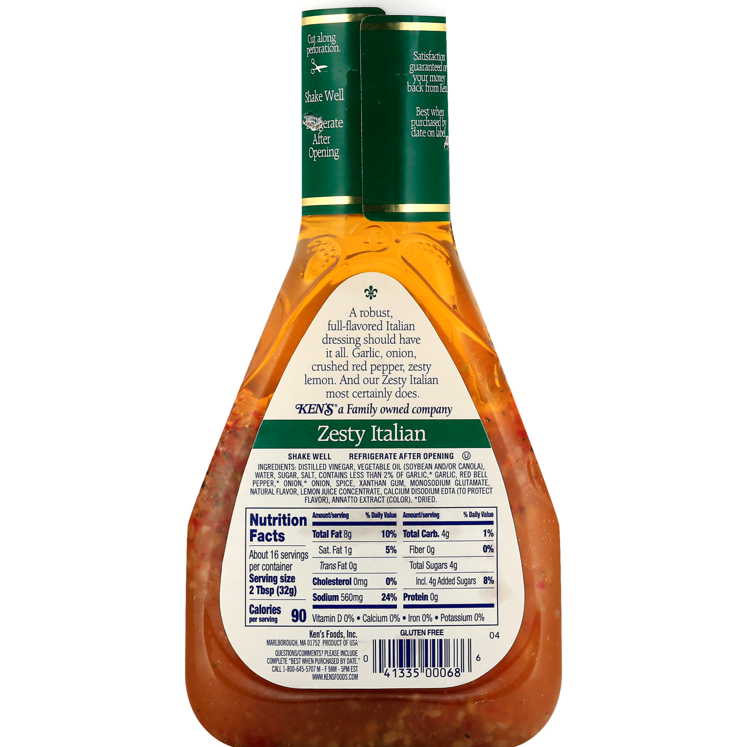 slide 2 of 8, Ken's Steak House Zesty Italian Dressing & Marinade 16 fl oz, 16 fl oz