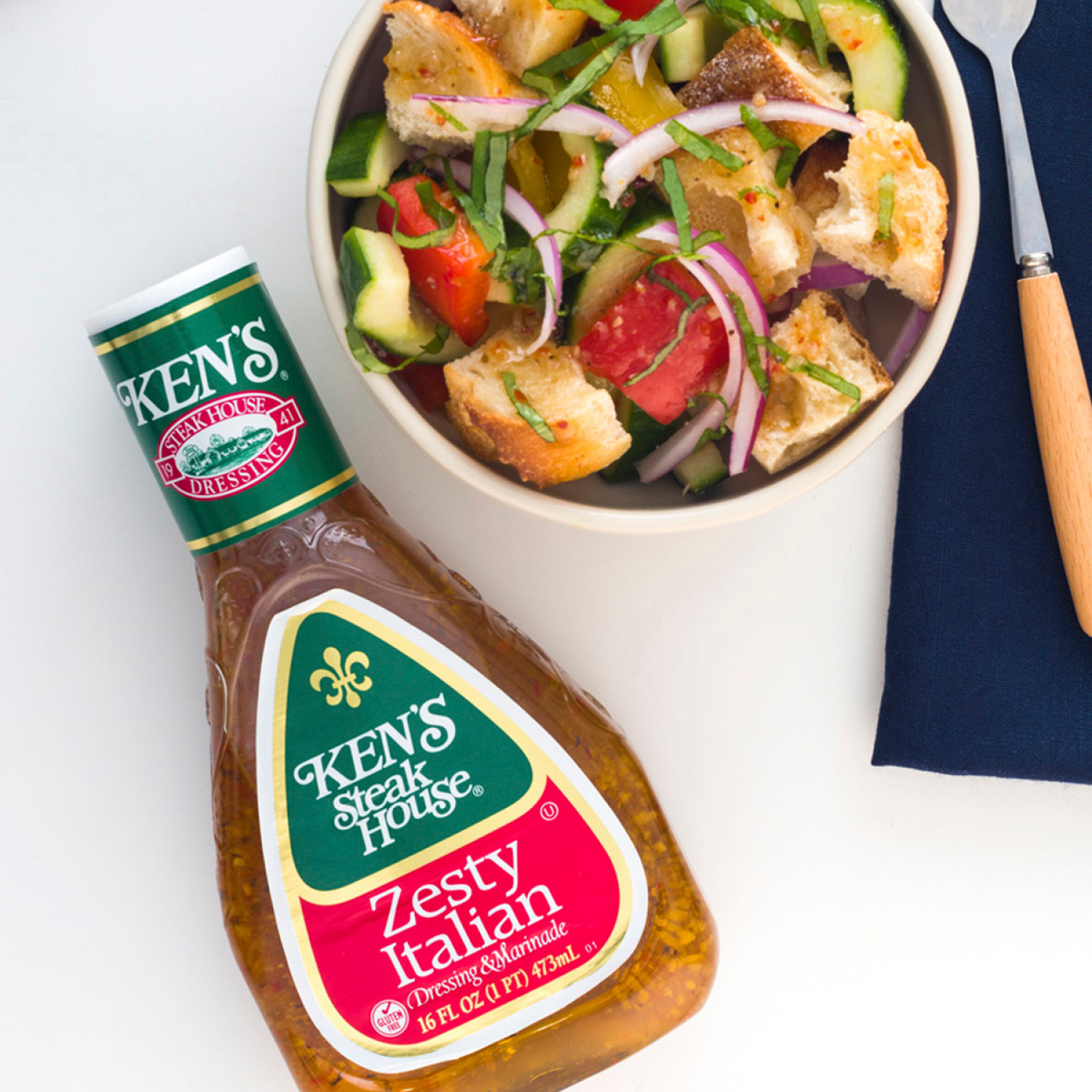slide 6 of 8, Ken's Steak House Zesty Italian Dressing & Marinade 16 fl oz, 16 fl oz