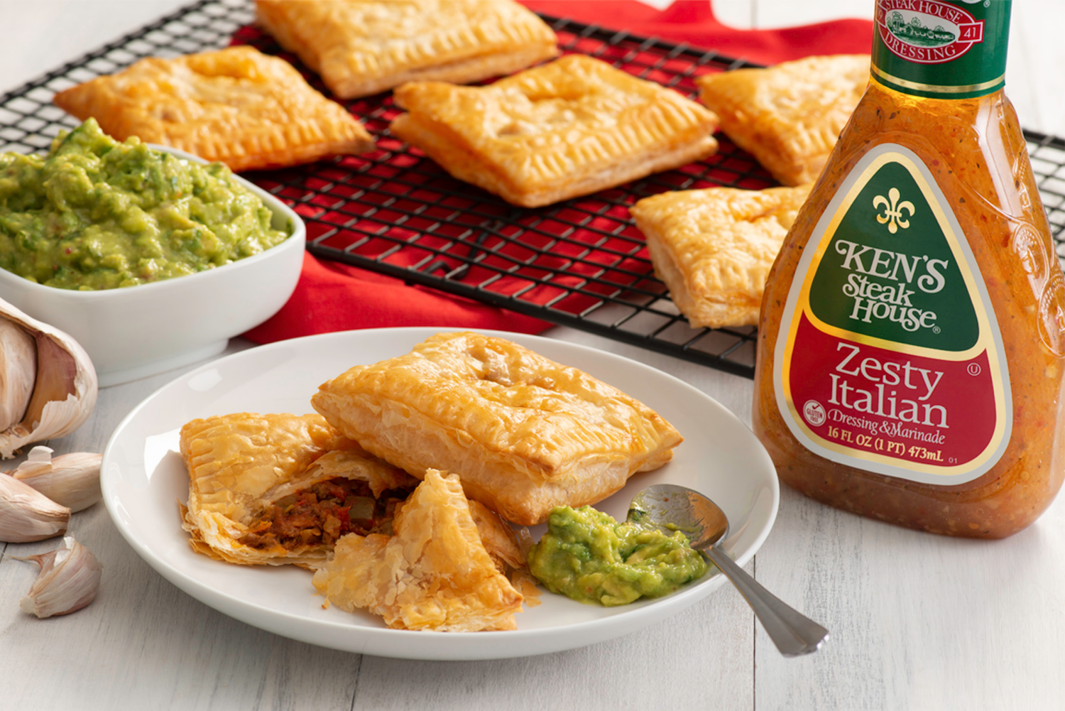 slide 8 of 8, Ken's Steak House Zesty Italian Dressing & Marinade 16 fl oz, 16 fl oz