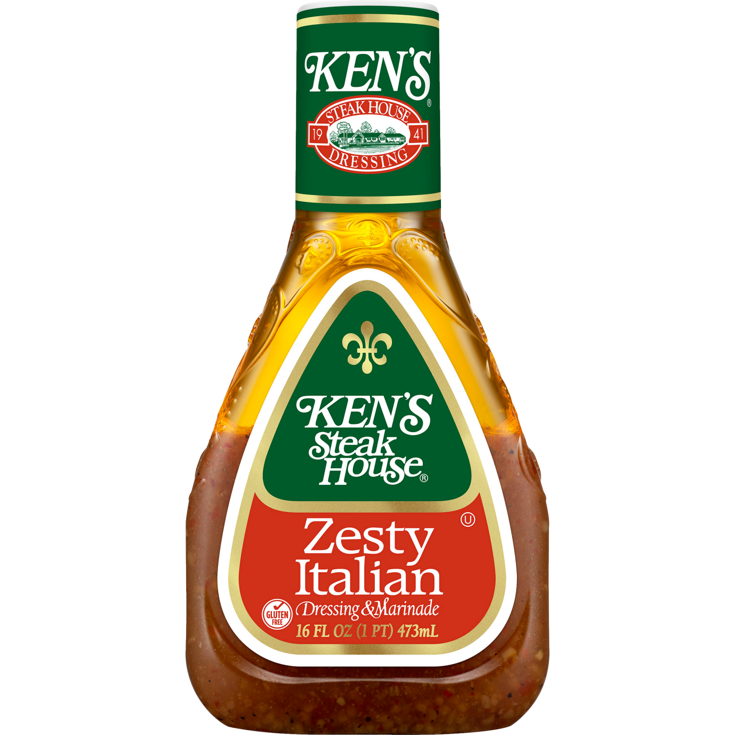 slide 1 of 8, Ken's Steak House Zesty Italian Dressing & Marinade 16 fl oz, 16 fl oz