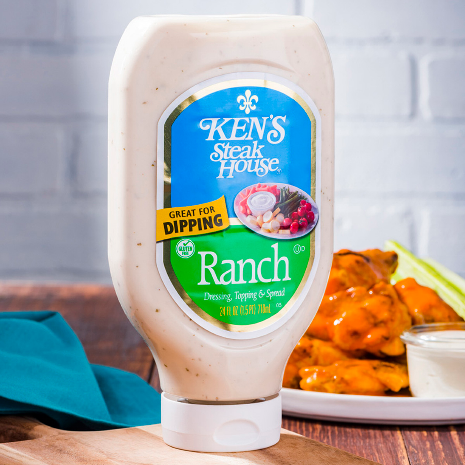 slide 7 of 7, Ken's Steak House Ranch Dressing Topping & Spread 24 fl oz, 24 fl oz