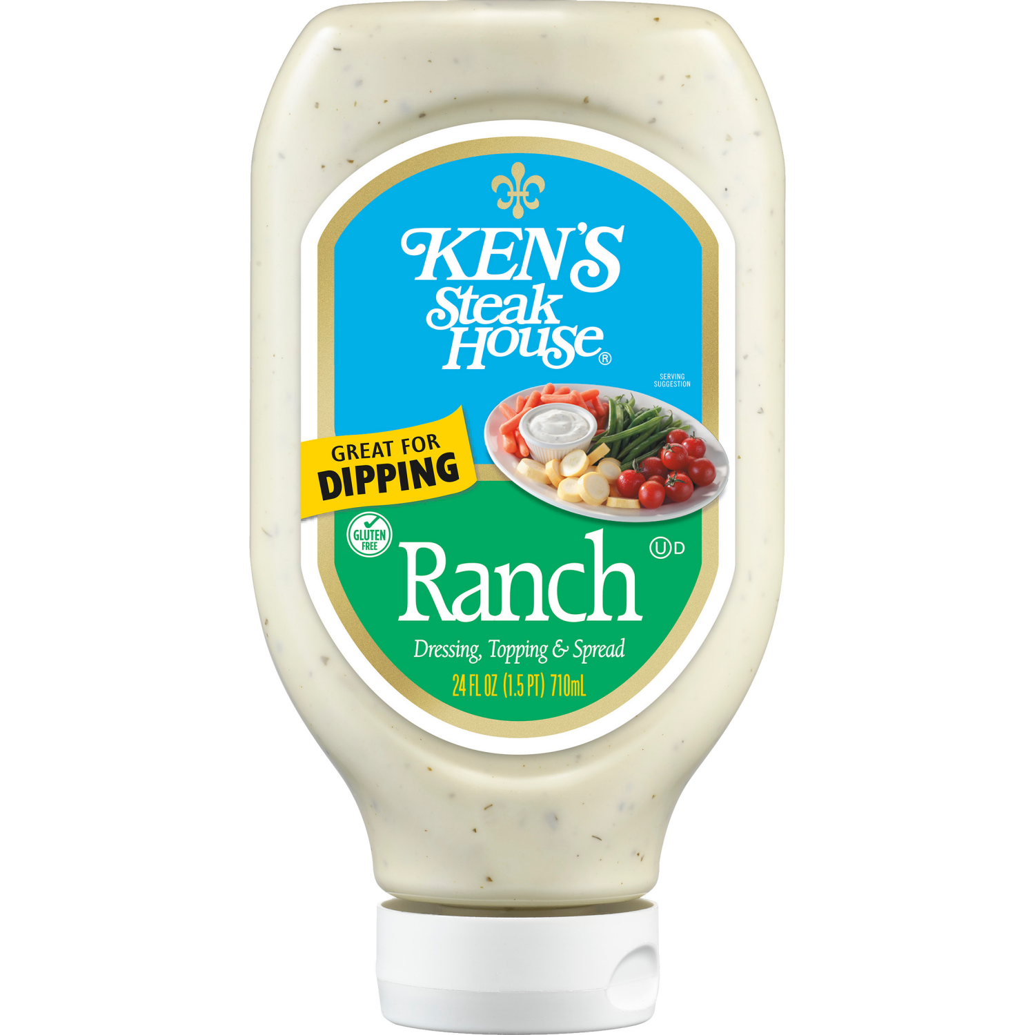slide 1 of 7, Ken's Steak House Ranch Dressing Topping & Spread 24 fl oz, 24 fl oz