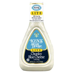 Ken's Steak House Lite Chunky Blue Cheese Dressing 16 fl oz