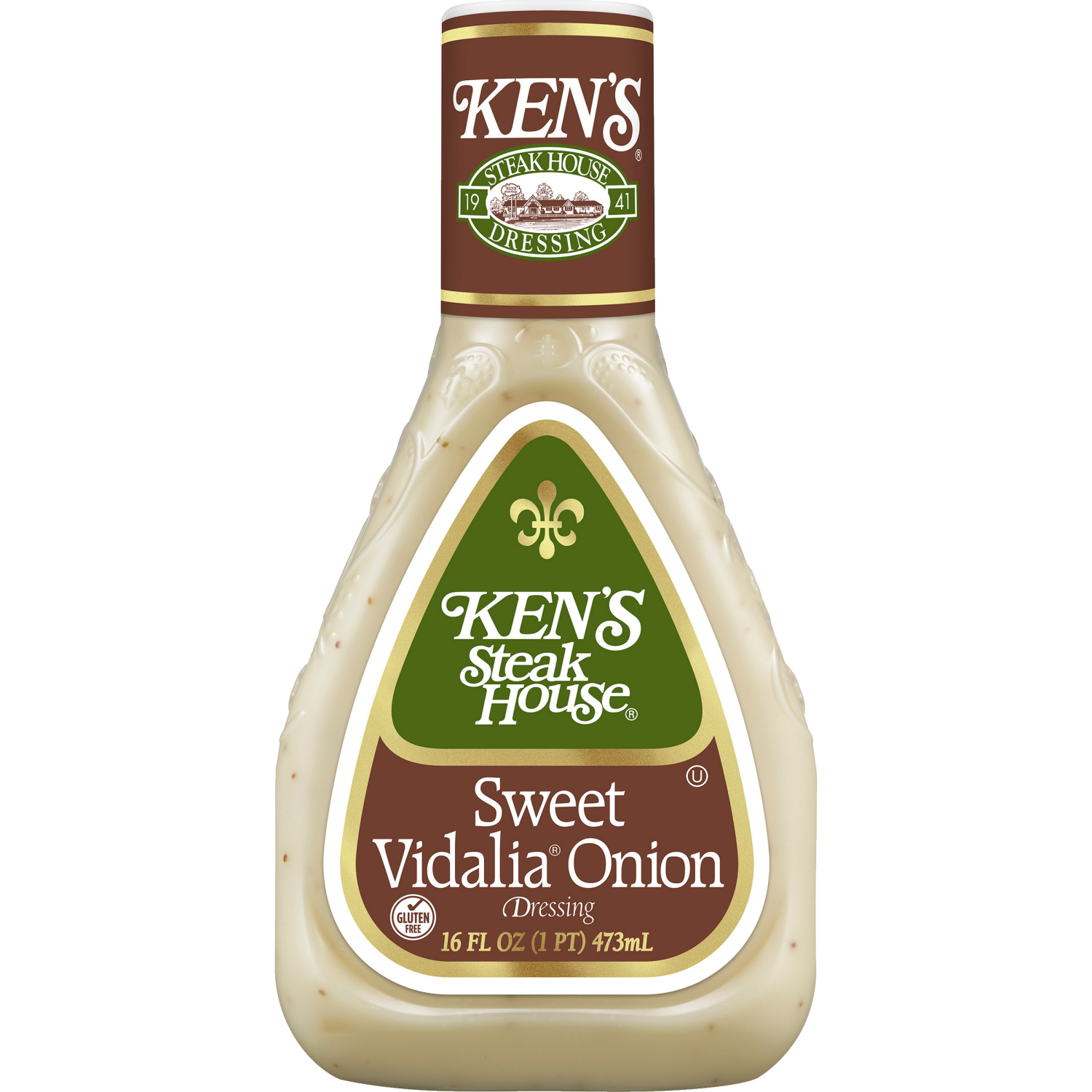 slide 1 of 8, Ken's Steak House Sweet Vidalia Onion Salad Dressing 16 fl oz, 16 fl oz