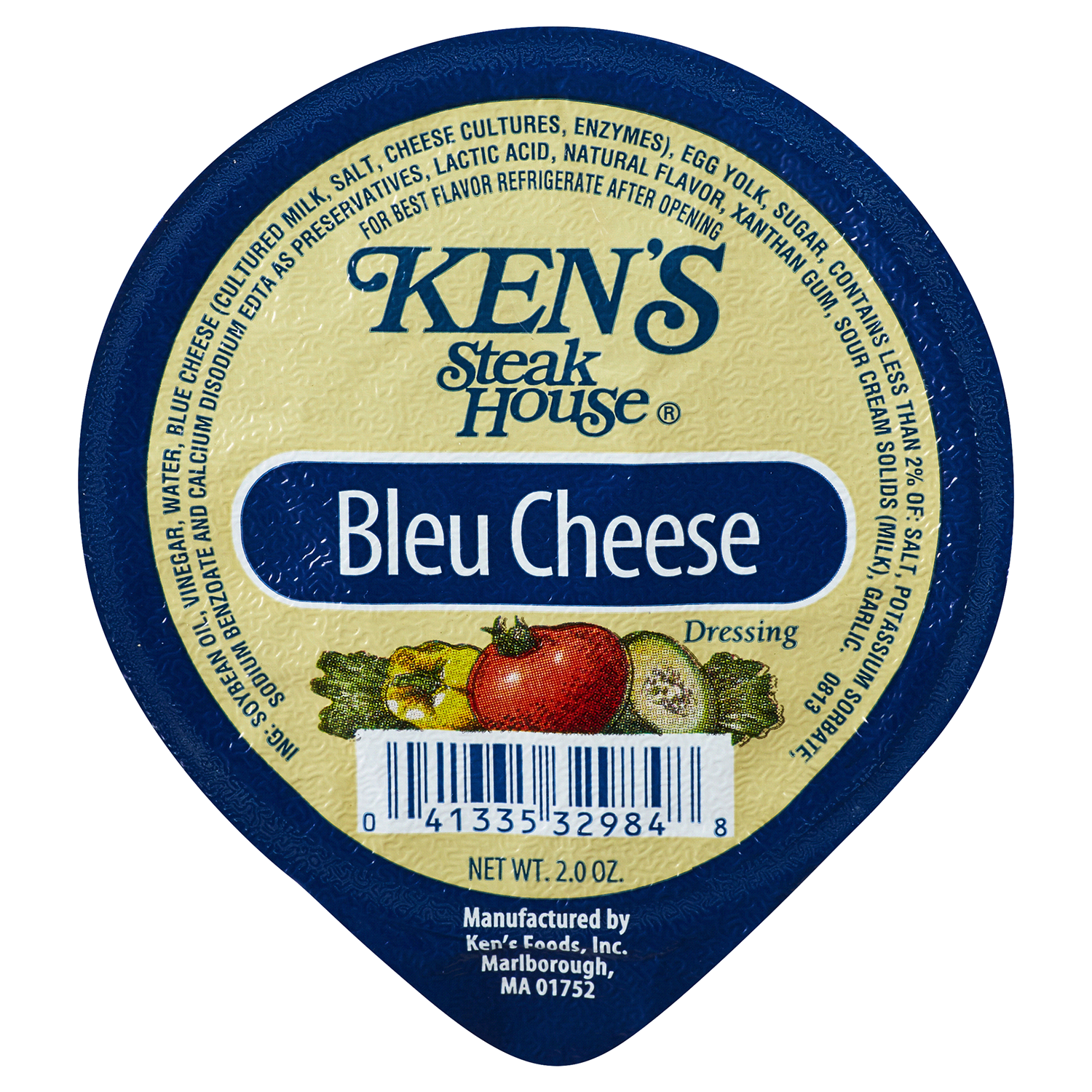 slide 1 of 1, Ken's Steak House Ken’s Blue Cheese Dressing, 2 oz