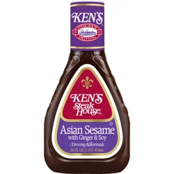 Ken's Steak House Asian Sesame Salad Dressing & Marinade 16 fl oz