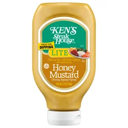 Ken's Steak House Lite Honey Mustard Dressing, Topping & Spread 24 fl oz