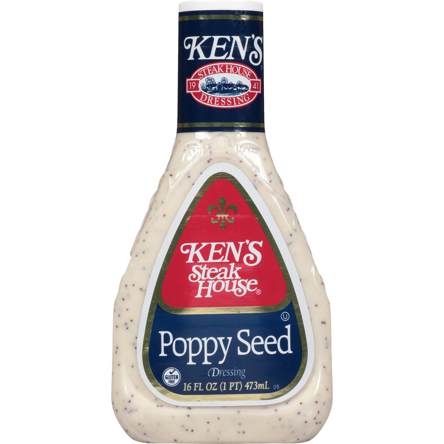 slide 1 of 5, Ken's Steak House Poppy Seed Dressing 16 fl oz, 16 fl oz