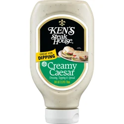 Ken's Steak House Creamy Caesar Dressing, Topping & Spread 24 fl oz