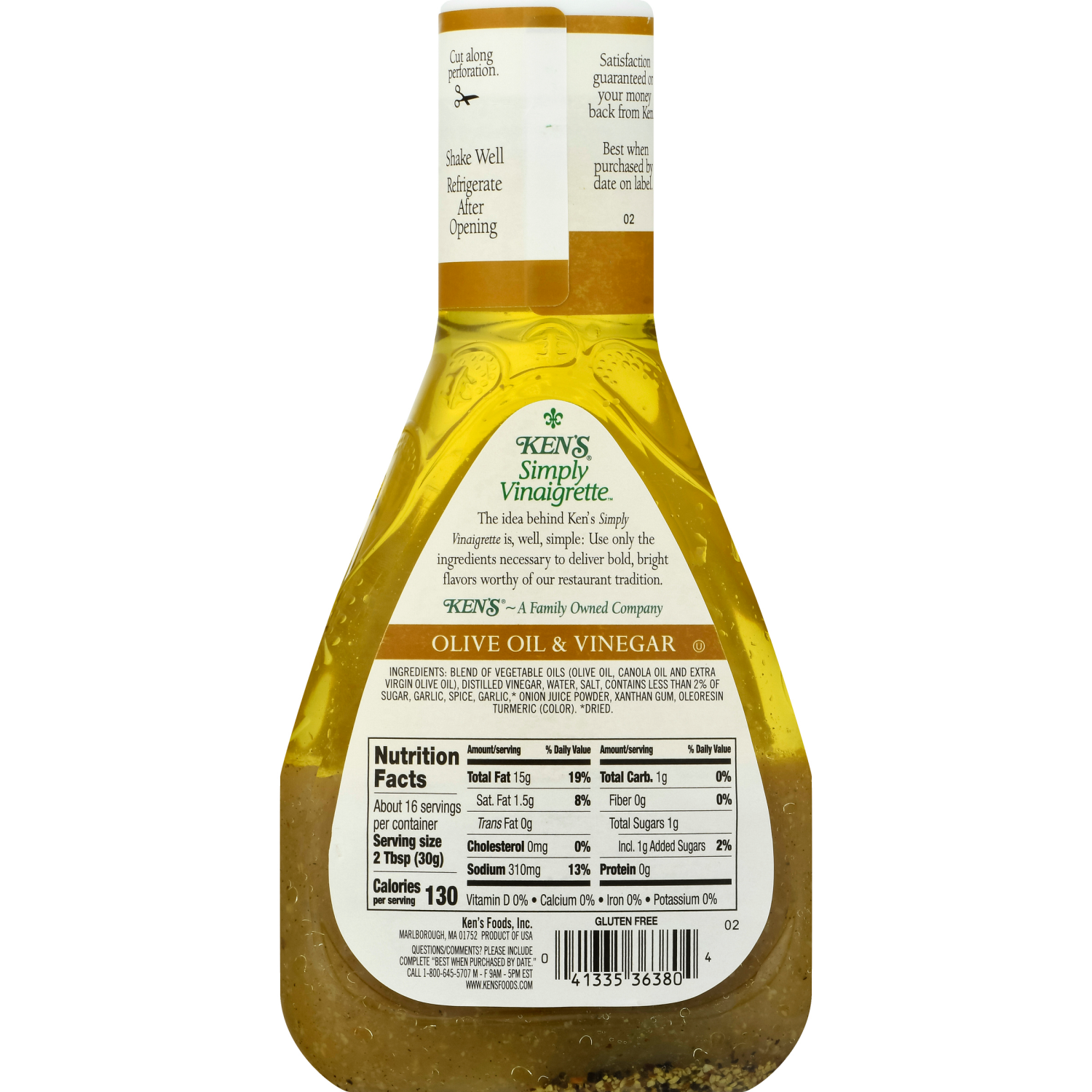 slide 2 of 7, Ken's Steak House Simply Vinaigrette Classic Oil & Vinegar Dressing 16 fl oz, 16 fl oz