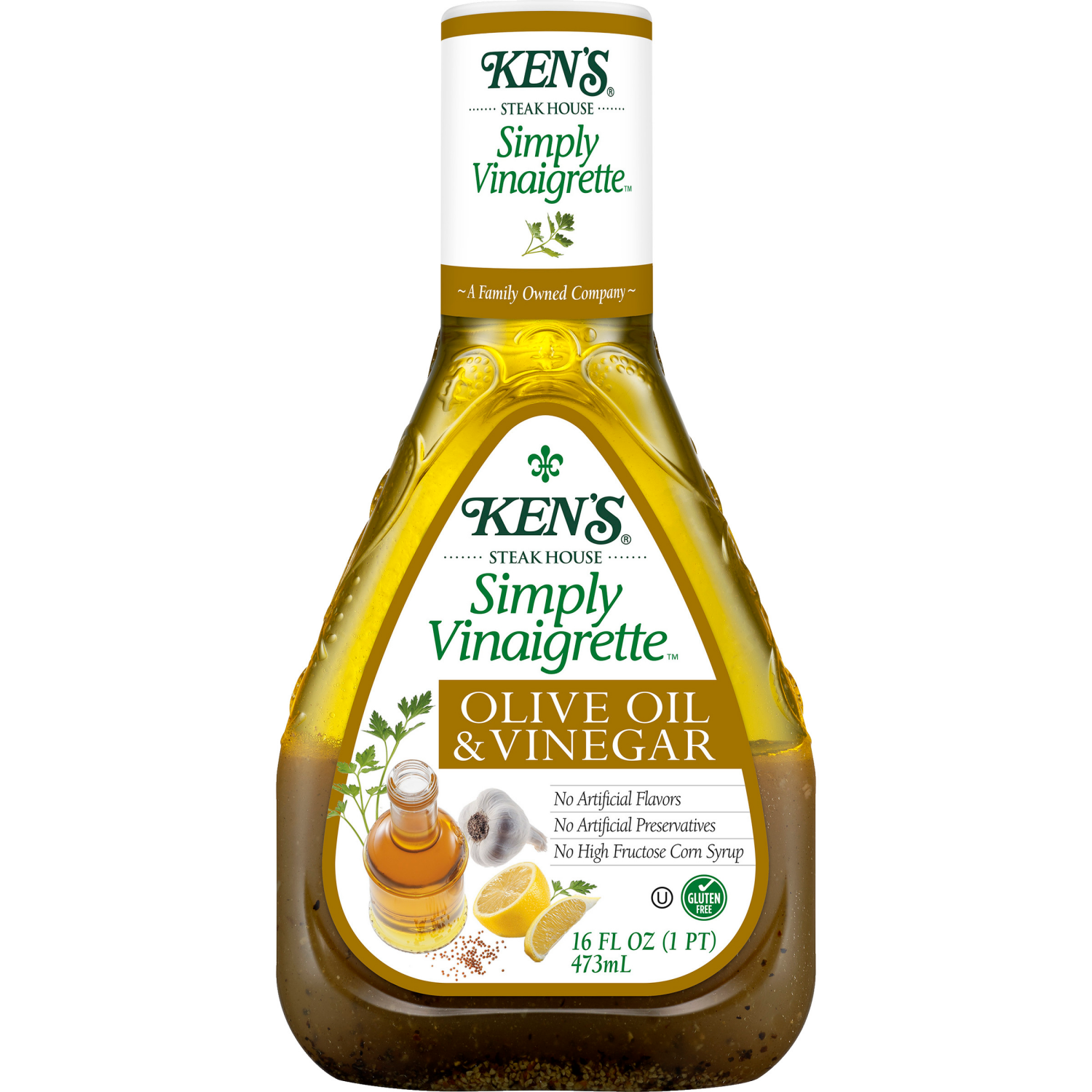 slide 1 of 7, Ken's Steak House Simply Vinaigrette Classic Oil & Vinegar Dressing 16 fl oz, 16 fl oz
