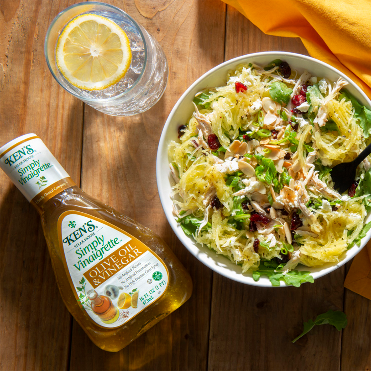 slide 7 of 7, Ken's Steak House Simply Vinaigrette Classic Oil & Vinegar Dressing 16 fl oz, 16 fl oz