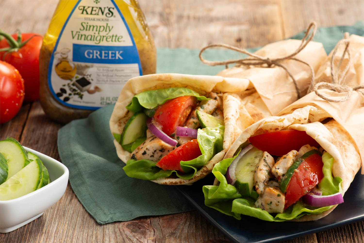 slide 6 of 8, Ken's Steak House Simply Vinaigrette Greek Dressing 16 fl oz, 16 fl oz