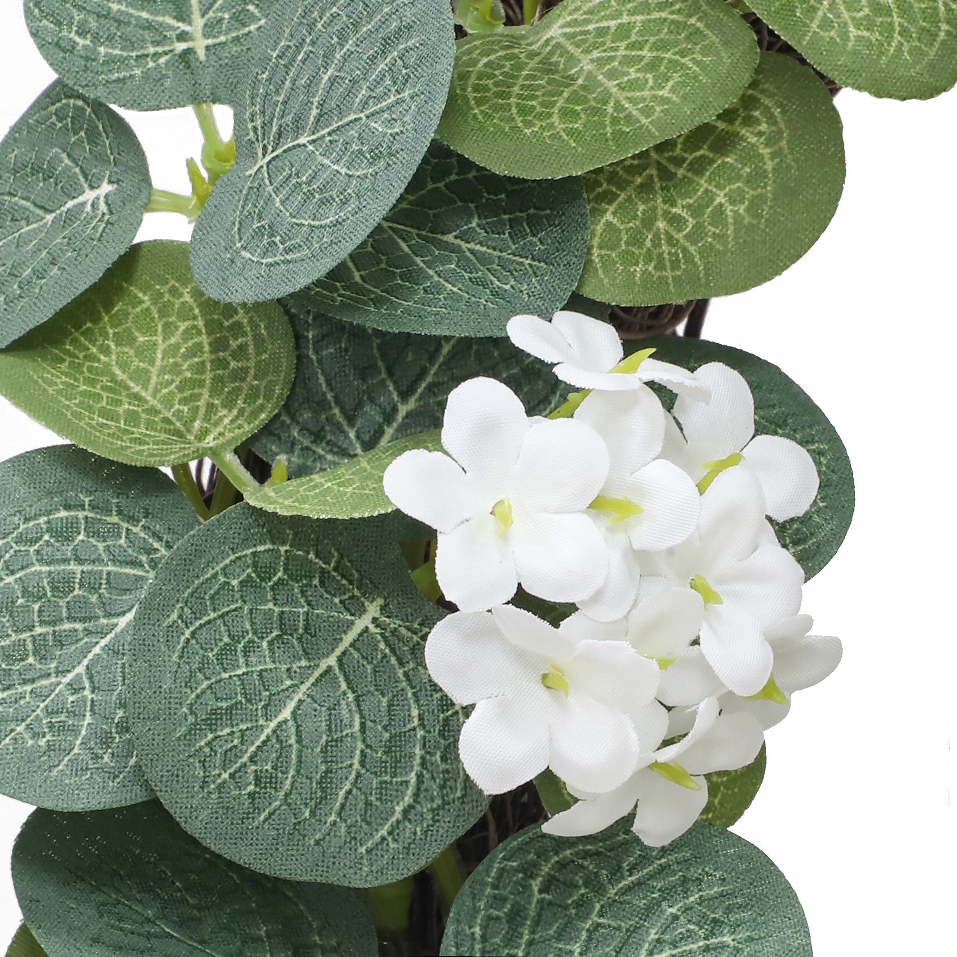 slide 3 of 3, Mini White Blossom Wreath By Ashland, 11 in