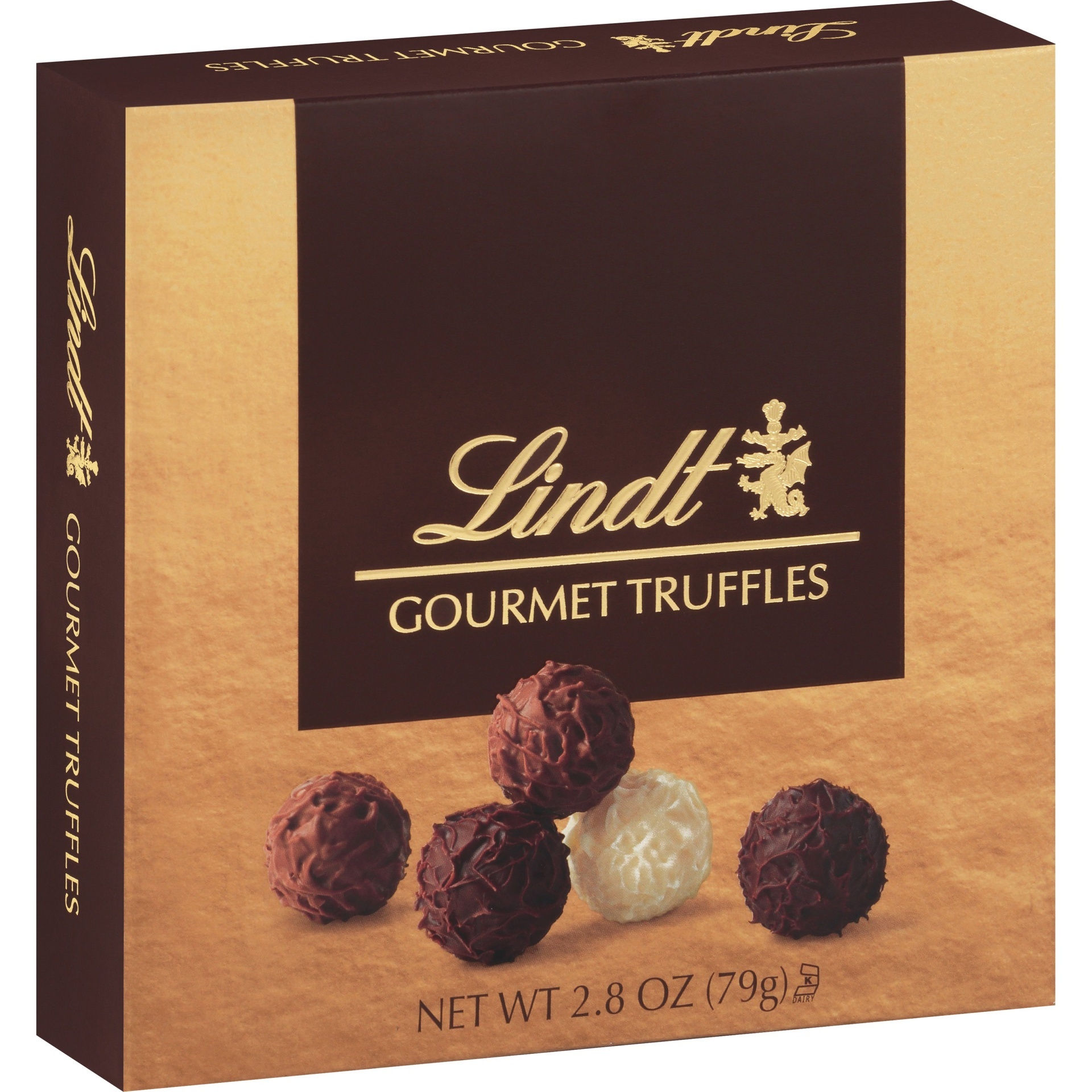 slide 1 of 1, Lindt Gourmet Chocolate Candy Truffles Gift Box, 2.8 Oz., 2.8 oz