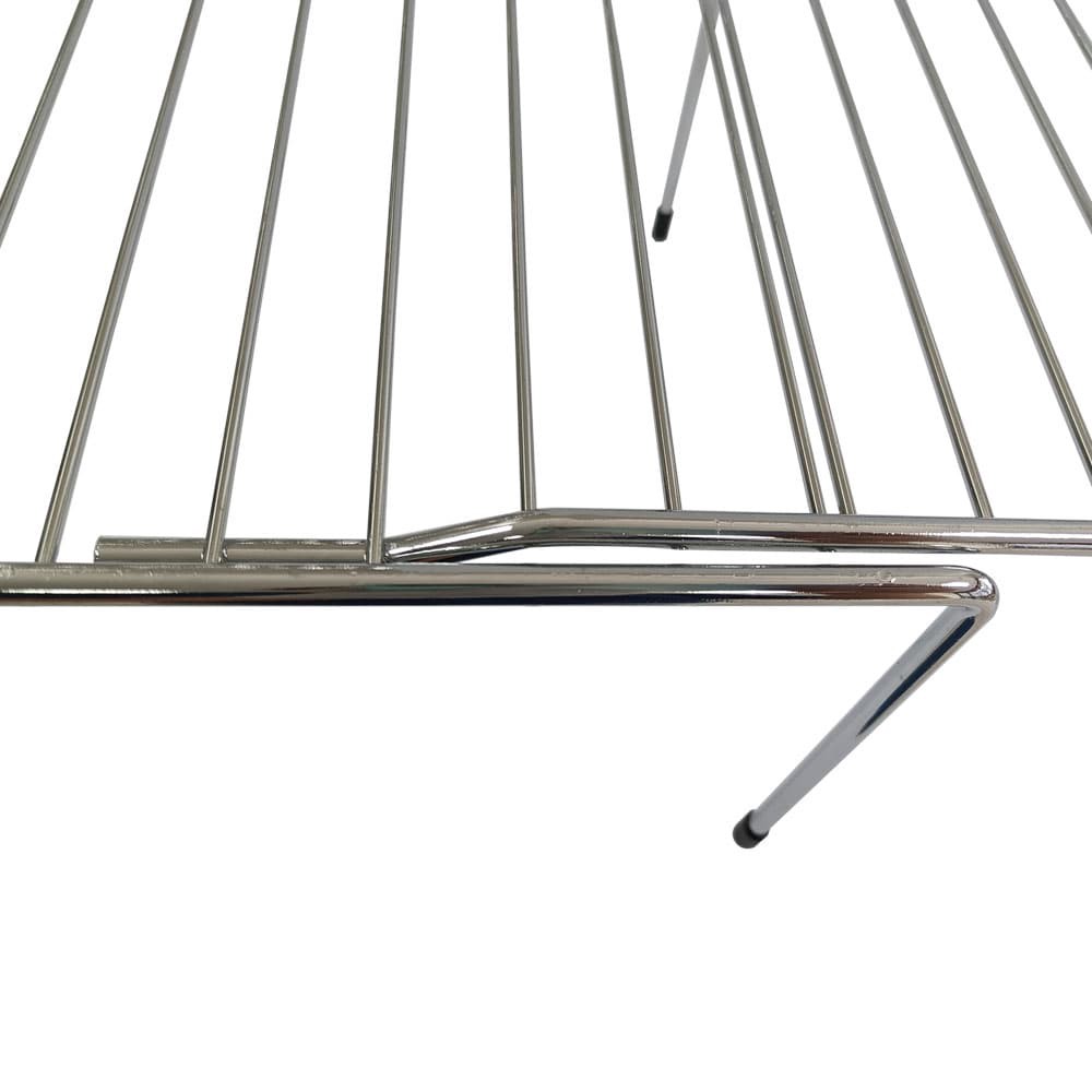 slide 5 of 6, Style Selections 20.25-in W x 5.71-in H x 8.66-in D 1 -Tier Freestanding Chrome Metal Plate rack, 1 ct