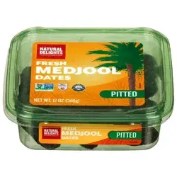 Natural Delights Pitted Fresh Medjool Dates 12 oz