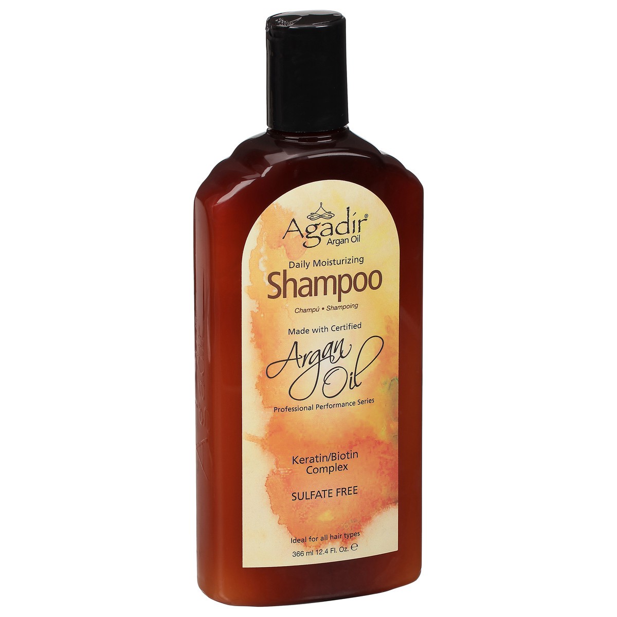 slide 2 of 9, Agadir Argan Oil Daily Moisturizing Shampoo 12.4 fl oz, 12 fl oz