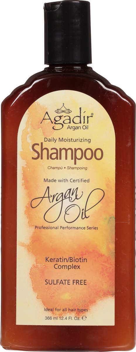 slide 6 of 9, Agadir Argan Oil Daily Moisturizing Shampoo 12.4 fl oz, 12 fl oz